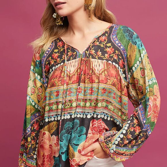 Farm Rio Mendoza Peasant Blouse - Picture 3 of 11